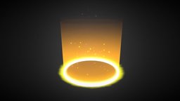 Item / Props (CheckPoint A Orange) orange, videogame, particle, point, particles, item, sign, simulation, signal, position, glow, items, check, checkpoint, game, 3dsmax, animated