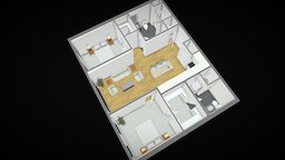 2B Model apartment-interior