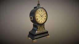 Clock time, clock, antique, furniture, realistic, old, fancy, antique-furniture, watch, interior