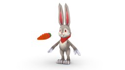 Easter Bunny Low Poly Cartoon 2023 rabbit, bunny, symbol, toon, white, pet, bow, meat, teeth, parrot, mammal, ears, carrot, easter, gift, gray, farm, chinese, eyes, beautiful, fluffy, hare, vegetable, newyear, handpaintedtexture, lowpolyart, pest, triangular, multicolor, chopped, mammals, chastity, paws, cristmass, handpainted, cartoon, 3d, lowpoly, animal, "2023", "banny", "triangularstyle"