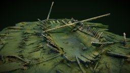 Wreck of Metskär, Örö FI wreck, finland, maritimearchaeology, metashape, agisoft, baltic-sea