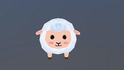 Sheep Lowpoly animation sheep, lowpoly, gameasset