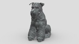 schnauzer V2 3D print model stl, dog, pet, animals, figurine, 3dprinting, doge, 3dprint, dogstl, stldog