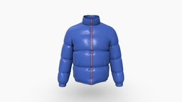 Men Apparel Padded Jacket fashion, vr, ar, virtualreality, puffer, fit, regular, padded, digital3d, apparel, clo3d, digitaldesign, marvelousdesigner, metaverse, quilt, quilted, low_poly, low-poly, lowpoly, digital, clothing, virtualfashion, 3dapparel, virtualapparel, binarycloth
