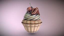 Late Birthday Cupcake 