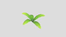 Low Poly Fern 002 plant, forest, grass, garden, tropical, prop, shrub, fern, vegetation, nature, bush, jungle, leave, cartoon, low