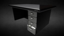 Simple Office Table office, room, furniture, table, 3d-modeling, 3d-model, modern-house, officefurniture, office-table, free, roomtable