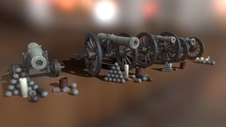 17th century cannons cannon, cannons, cannonball, 17th-century, cannon-weapon, artillery-gun