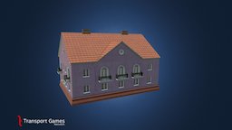 House series 1-204-112 (only building) ussr, typical, ukraine, citiesskylines, stalin, soviet-architecture, 1-204, 1-204-112, architecture, low-poly, game, lowpoly, gameasset