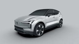 Volvo EX30 2025 suv, european, luxury, transport, urban, volvo, ev, swedish, crossover, phototexture, 5-door, all-electric, low-poly, vehicle, lowpoly, car, subcompact, ex30, volvoex30