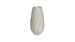 Decorative vase 03 object, modern, flower, vase, ceramic, decor, glass, 3d, art, design, home, decoration, bottle