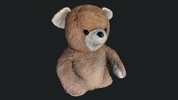 Warwick teddy bear teddy, teddybear, photogrammetry, polycam