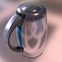 Electric Kettle electronic, kettle, kitchen, kitchenware, lowpolymodel, water-heater, low-poly, lowpoly, electric