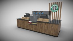 3d coffee shop 3D object, cafe, coffee, exterior, unreal, obj, ready, starbucks, fbx, americano, realistic, logo, machine, engine, mall, modeling, unity, unity3d, architecture, asset, game, 3d, low, poly, model, design, shop, interior, modular, environment, enine