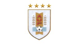 Uruguay national team – 3D badge football, event, player, holiday, americas, conmebol, substancepainter, substance, sport, shield