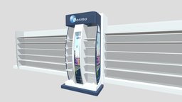 Dermo Promo Stand Design stand, supermarket, promo, gondola, libya