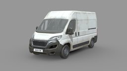 Dirty Car truck, fiat, cars, drive, van, motor, luxury, driving, travel, panel, cargo, box, delivery, express, game-ready, heavy-vehicle, ducato, asset, game, car, dirty-car, abandoned-car, delivery-car, fiat-van, fiat-ducato, dirty-van