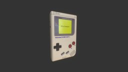 Game Boy games, household, gameboy, unreal, nintendo, electronic, unity, game, pbr, lowpoly