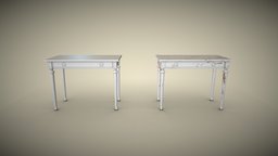 Antique Table storage, painted, antique, rustic, furniture, table, old, lowpoly-gameasset-gameready, substance, low-poly, blender, lowpoly, gameasset, gameready