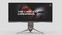 Asus ROG Swift PG348Q Curved Gaming Monitor office, scene, room, film, lcd, tv, full, curved, flat, hd, smart, monitor, electronics, display, television, 4k, android, realistic, movie, 3d, home, screen