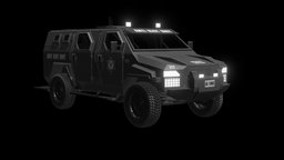 Armoured Police Truck police, armor, truck, riot, vehicle