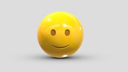 Apple Slightly Smiling Face face, set, apple, messenger, smart, pack, collection, icon, vr, ar, smartphone, android, ios, samsung, phone, print, logo, cellphone, facebook, emoticon, emotion, emoji, chatting, animoji, asset, game, 3d, low, poly, mobile, funny, emojis, memoji