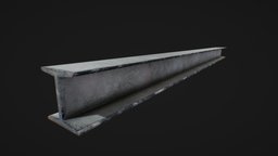 I-Beam prop, tools, unreal, metal, tool, supplies, optimized, ibeam, ue4, substancepainter, substance, game, cool, gameart, free, building, construction, download, environment, ue5
