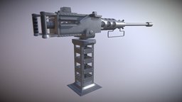 Top Weapon land, armored, machinegun, protector, weapon, unity, unity3d, vehicle