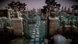 Realistic Graveyard Asset Package scene, graveyard, action, cemetery, gravestone, undead, grave, scary, ghoul, theme, places-scenes, gravestone-cemetery, cemetery-grave-graveyard, horror-genre, unity, 3d, model, 3dmodel, dark, ghost, halloween, modelling, horror, zombie