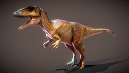 Carcharodontosaurus (For animation) world, printing, egypt, desert, lizard, predator, park, jaws, jurassic, cretaceous, ark, giganotosaurus, carcharodontosaurus, maya, zbrush, animation