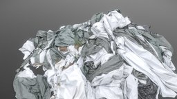 Plastic pile dump field, 3d-scan, packaging, cover, trash, pile, waste, recycle, farm, 3d-scanning, package, farming, landfill, dum, foil, photoscan, photogrammetry, scan, plastic