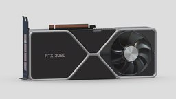 Nvidia Geforce RTX 3080 Graphics Card computer, ray, gaming, element, laptop, gpu, card, monitor, desktop, equipment, vr, 4k, nvidia, realistic, graphics, ti, 8k, rtx, components, 2080, gtx, geforce, tracing, 3d, mobile, technology, video, 3080