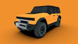 Generic off-road SUV suv, 4x4, transport, 4wd, generic, offroad, off-road, phototexture, unstoppable, low-poly, vehicle, lowpoly, car, concept, mid-size, generic-car