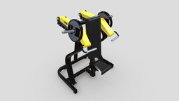 Technogym Plate Loaded Shoulder Press bike, room, cross, plate, set, sports, fitness, gym, equipment, vr, ar, exercise, treadmill, training, machine, fit, loaded, weight, workout, pure, weightlifting, strength, elliptical, 3d, sport, gyms, treadmills