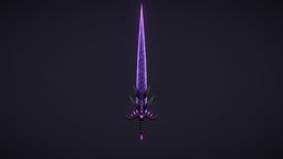 Ancient Sword Of The Abyssal Queen ancient, cute, tools, epic, downloadable, pigart, low-poly-model, weapon-sword, weaponlowpoly, weapons3d, low-poly-blender, handpainted, low-poly, game, weapons, lowpoly, gameart, gameasset, free, sword, sketchfab