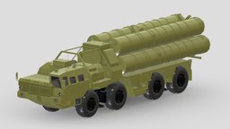 S-300 Missile System truck, gladiator, vehicles, system, soviet, army, gargoyle, s, company, giant, sam, aircraft, tank, rocket, large, defence, 300, forces, semi-trailer, gloster, anti-aircraft, long-range, 3d, military, air, s-300, grumble, sa-10, sa-12, sa-20