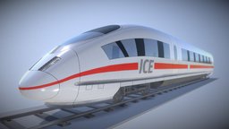 ICE 3 Train (WIP-2) train, high-poly, zug, wip-2, siemens, ice3, vis-all-3d, 3dhaupt, software-service-john-gmbh, intercity-express, fast-train, high-speed-train, velaro-d, innotrans-2018