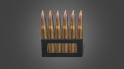 Bullet 7.35×51mm carcano bullets, worldwar2