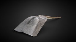 Dirty Shovel Old 3D Scan object, garden, rust, tools, rusty, dirty, damaged, grunge, metal, tool, old, iron, nature, gardens, shovel, downloadable, spade, freemodel, workroom, rusty-metal, photoscan, photogrammetry, game, lowpoly, 3dscan, gameasset, wood, free, download, gameready