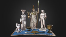 Ancient Greek sculptures greek, videogame, ac, sculptures, odyssey, game