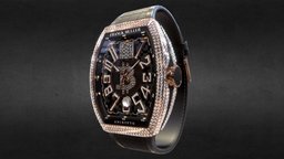 Frank Muller Bitcoin Watch coin, vr, ar, coins, watches, pbr-texturing, watches-watch, nft, 3dsmax, nft-watches