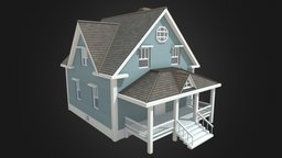 Blue House buildings, houses, cartoony, detailed, free3dmodel, freedownload, free-download, freemodel, free-model, glb, house, home, free, building, blue, glb-file, detailed-model, glb-model, glb-3d-model, blue-house, glb-3d