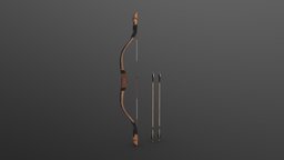 Mongol Bow and Arrow bow, mongol, fallout4, weapon