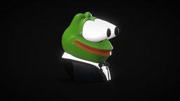 Booba Pepe green, suit, meme, good, frog, discord, crazy, culture, feels, eyes, the, twitter, crypto, look, amphibian, memes, internet, pepe, kek, tuxedo, frogs, 4chan, man, staring, booba, pepes, awooga
