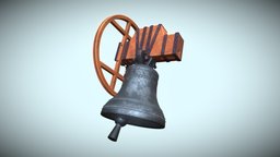 Church bell bell, stylised, environment-assets, church