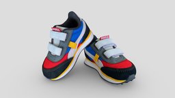 Future Rider Play On Sneakers (Kids) shoes, scanned, sneakers, realitycapture, photogrammetry