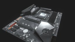 GIGABYTE X570 AORUS ELITE computer, gadget, motherboard, techonology