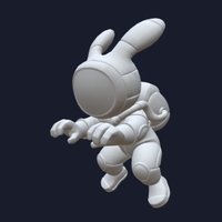 Rabbit Rabbit sculpt, zbrush-sculpt, character, 3d