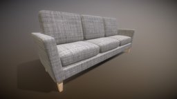 Sofa sofa, furniture, furnishing, 3dmodel
