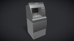 Stylized Cash Machine money, atm, cash, unrealengine, cashmachine, pbr, stylized, gameready